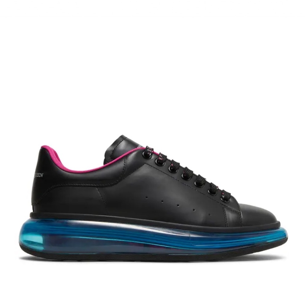 Alexander McQueen Oversized Sneaker 'Transparent Sole - Black Blue'